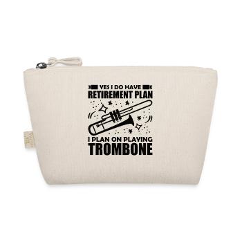 Trumpet, orchestra, musicians, trumpeters, brass band music - Organic Pouch - nature - Front