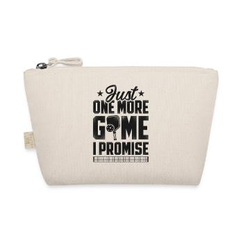 Pickleball Just One More Game I - Organic Pouch - nature - Front