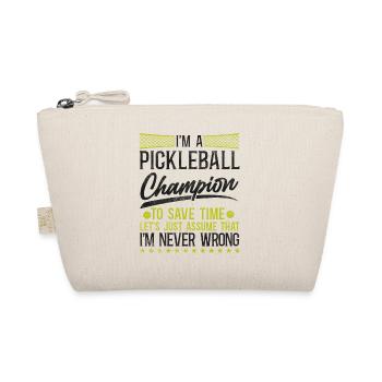 Pickleball Je suis un Pickleball - Trousse biologique - nature - Devant