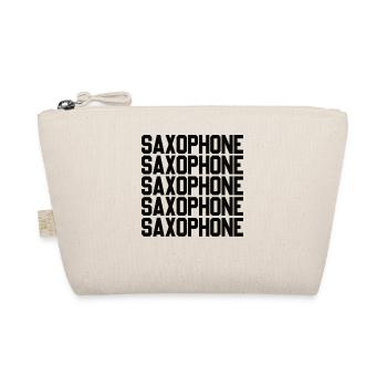Saxophone Saxophonist Saxophone Music Saxophone Player - Organic Pouch - nature - Front