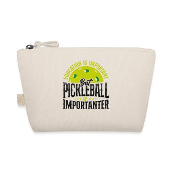 Pickleball Education Is Important - Bio-Täschchen - Natur - Vorne