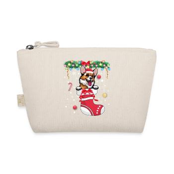 Noël - Mignon Cardigan Welsh Corgi Dog à Noël - Trousse biologique - nature - Devant