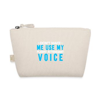 Flight Attendant Stewardess Cabin Crew - Organic Pouch - nature - Front