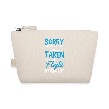 Flight Attendant Stewardess Cabin Crew - Organic Pouch - nature - Front