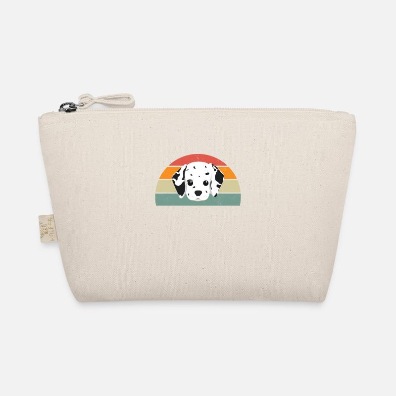 Dalmatinisches Muster Vintage Mann personalisiertes Geschenk Bio-Täschchen