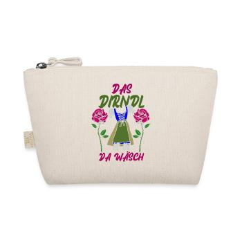Mei dirndl is in da wasch - Bio-Täschchen - Natur - Vorne