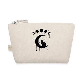 Occult Mondphase Gothic Grunge Okkult - Bio-Täschchen - Natur - Vorne
