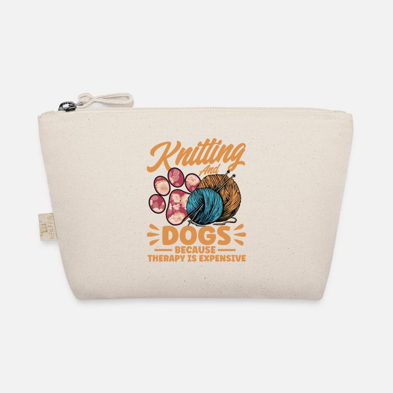 Stricken Garn stricken Stricken Stoff Geschenk Bio-Täschchen