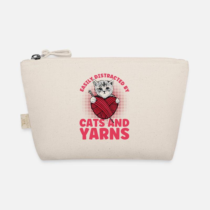 Knitting Knitting Knitting Lovers Gift Organic Pouch