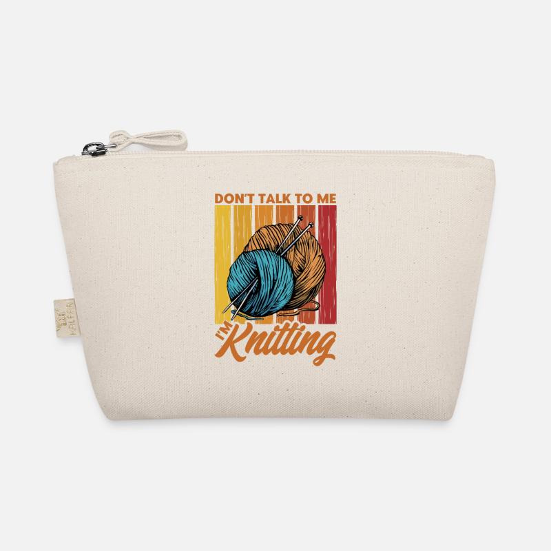 Yarn Knitting Knitting Knitting Lovers Gift Organic Pouch