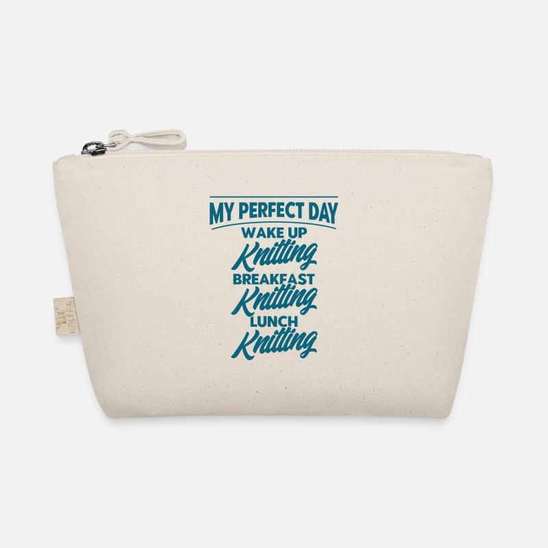 Stricken Stoff Stricken Stricken Geschenk Bio-Täschchen