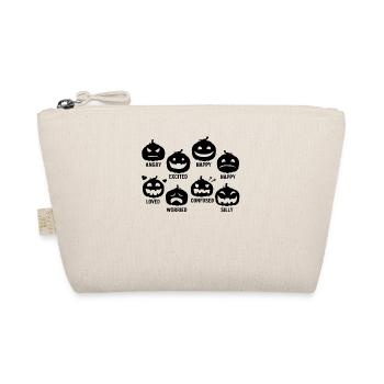 Funny Halloween Pumpkin Party I Funny Halloween Pu - Organic Pouch - nature - Front