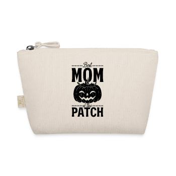 Halloween Mama Best Mom Of The Patch - Pumpkin Uni - Organic Pouch - nature - Front