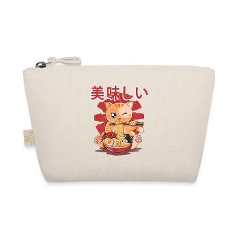 Ramen Eating Cat Kawaii Anime Baka Japonais - Trousse biologique - nature - Devant