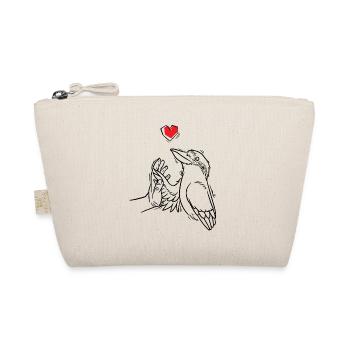 Laughing Hans Vogel Jägerliest With Hand - Organic Pouch - nature - Front