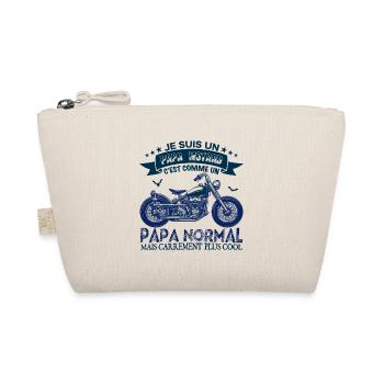 Papa motard V2 - Trousse biologique - nature - Devant