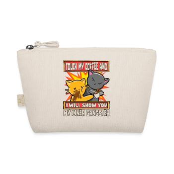 Coffee drinker saying coffee lover coffee - Organic Pouch - nature - Front