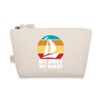 My Boat My Rules - Organic Pouch - nature - Front