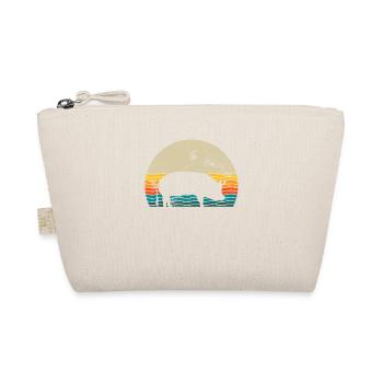 Pig Animal Retro Pet Farm Gift idea - Organic Pouch - nature - Front