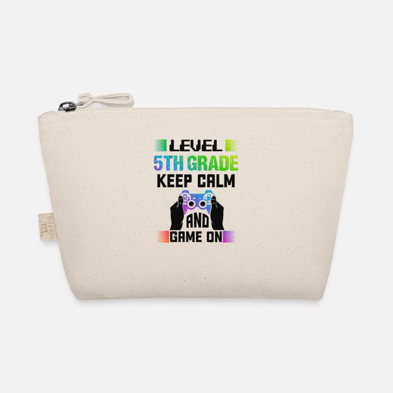 Level 5TH GRADE keep calm and game on Bio-Täschchen