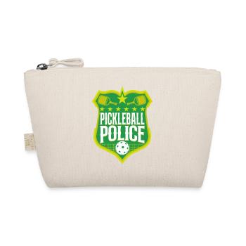 Pickleball Badge Pickleball Police - Bio-Täschchen - Natur - Vorne