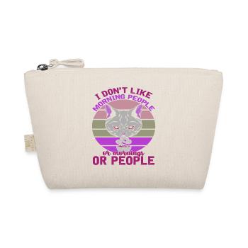 I DON T LIKE PEOPLE - Bio-Täschchen - Natur - Vorne