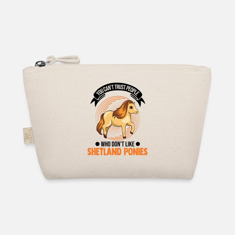 Shetland Pony Gift Shetty Organic Pouch
