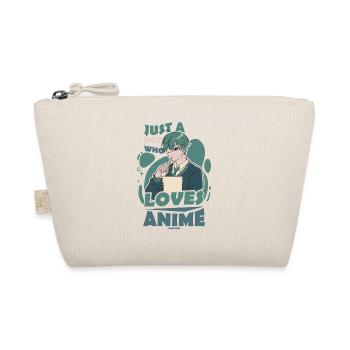I Love Anime Japan Manga Cosplay Nerd Gift - Organic Pouch - nature - Front