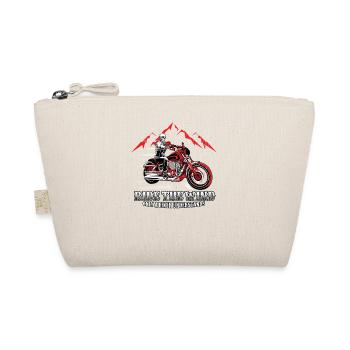 Motorrad Motorradfahrer Biker Feuerstuhl Biken - Bio-Täschchen - Natur - Vorne