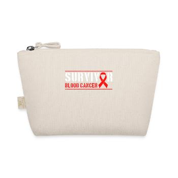 Blood Cancer Survivor Red Ribbon - Bio-Täschchen - Natur - Vorne