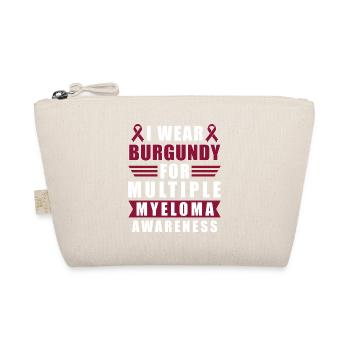 I Wear Burgundy For Multiple Myeloma Awareness - Bio-Täschchen - Natur - Vorne