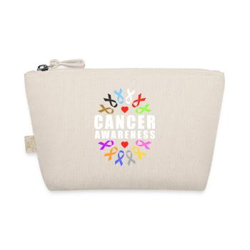 Cancer Awareness Ribbon Cure Cancer - Bio-Täschchen - Natur - Vorne