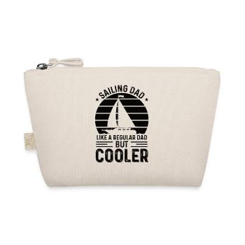 Captain Boat Woman Holiday Sailboat Wife Father - Organic Pouch - nature - Front