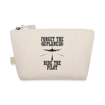 Pilot Flugzeug fliegen Flugsport Geschenkidee - Bio-Täschchen - Natur - Vorne