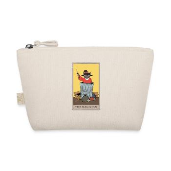 Raccoon Magician Tarot Card - Organic Pouch - nature - Front