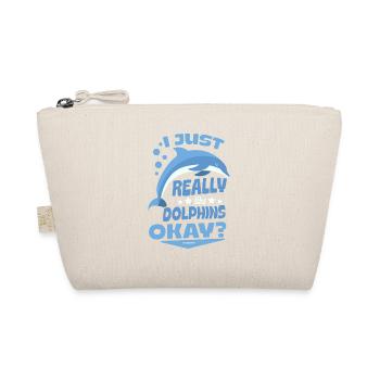 Dolphin Dolphin School Mammal Sea Dolphinarium - Organic Pouch - nature - Front