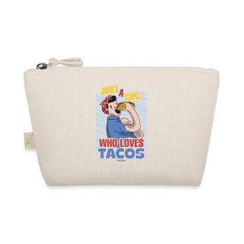 Just A Girl Who Loves Tacos - Organic Pouch - nature - Front