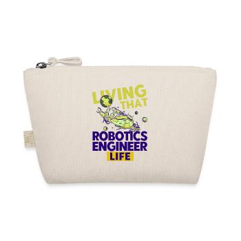 Ingenieur Lehrer Robotik Roboter Geschenk - Bio-Täschchen - Natur - Vorne