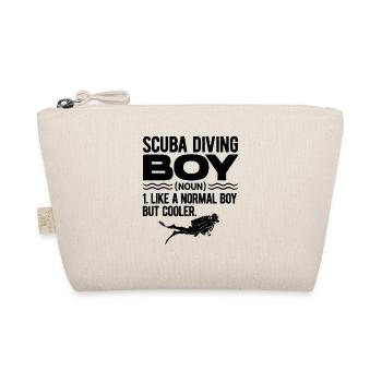 Scuba Boy Noun Definition Diver Scuba Diving Snork - Bio-Täschchen - Natur - Vorne