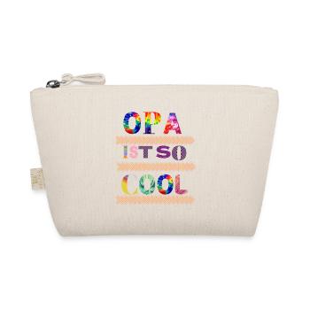 Ist so super, wenn man den coolsten Opa der Welt - Bio-Täschchen - Natur - Vorne