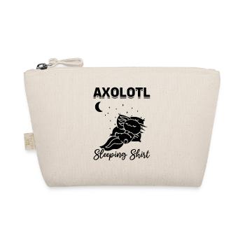 Axolotl Sleeping Shirt Axolotl Schlafshirt Axolotl - Organic Pouch - nature - Front