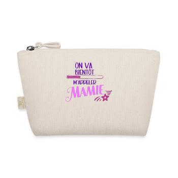 On Va Bientôt M'appeler Mamie Cadeau Fête Mamie - Trousse biologique - nature - Devant