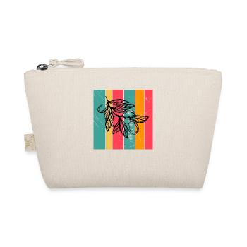 Olive food oil Retro Vegetarian Gift idea - Organic Pouch - nature - Front