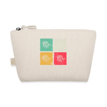 Olive food oil Retro Vegetarian Gift idea - Organic Pouch - nature - Front