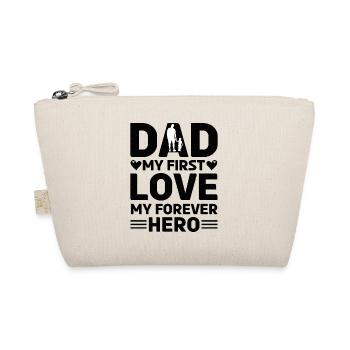 World Best Dad Father Couple Couples Parents Dad daddy - Organic Pouch - nature - Front