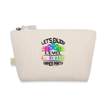 Level 6. KLASSE keep calm and game on - Bio-Täschchen - Natur - Vorne