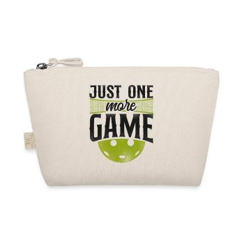 Pickleball Just One More Game - Organic Pouch - nature - Front