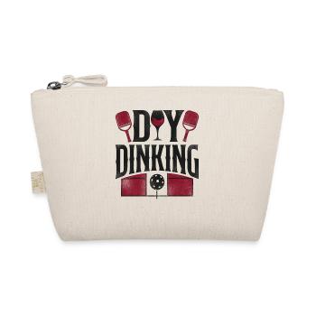 Pickleball Pun Wine Day Dinking - Organic Pouch - nature - Front