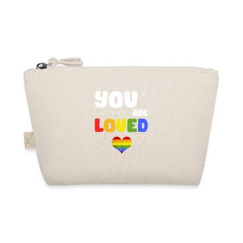 Vous êtes aimé Awesome Pride Message Designs - Trousse biologique - nature - Devant