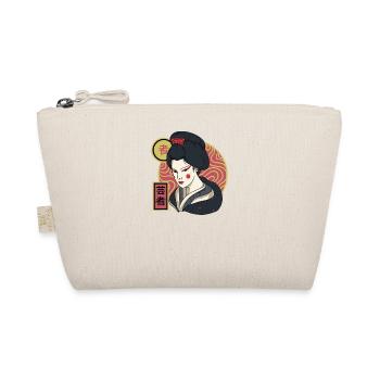 Geisha I Japan Girl Anime Motif for Japanese - Organic Pouch - nature - Front
